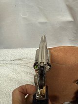 TWO Smith & Wesson Model 36 revolvers no dash one blue 7 one nickel W/ Two sets grips - 10 of 15