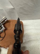TWO Smith & Wesson Model 36 revolvers no dash one blue 7 one nickel W/ Two sets grips - 12 of 15