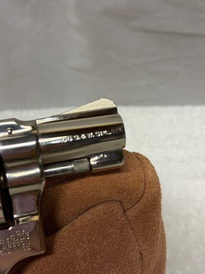 Smith & Wesson Model 36 Polished Nickel Bobbed hammer NICE! - Image 7 of 12