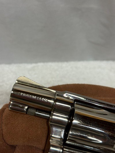 Smith & Wesson Model 36 Polished Nickel Bobbed hammer NICE! - Image 3 of 12