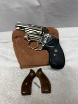 Smith & Wesson Model 36 Polished Nickel Bobbed hammer NICE! - Image 1 of 12