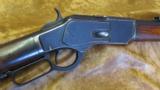 Winchester Model 1873 .44wcf Antique.
Lotta bright factory blue!! - 1 of 12