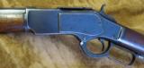 Winchester Model 1873 .44wcf Antique.
Nice original bright blue!! - 2 of 15