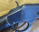 Winchester Model 1873 .44wcf Antique.
Nice original bright blue!! - 13 of 15