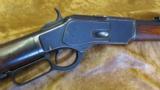 Winchester Model 1873 .44wcf Antique.
Nice original bright blue!! - 1 of 15