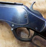 Winchester Model 1873 .44wcf Antique.
Nice original bright blue!! - 8 of 15