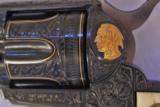 OUTSTANDING COLT SAA
ENGRAVED BY ARNOLD GRIEBEL IN CUSTOM MAPLE DISPLAY CASE - 4 of 20