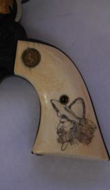 OUTSTANDING COLT SAA
ENGRAVED BY ARNOLD GRIEBEL IN CUSTOM MAPLE DISPLAY CASE - 18 of 20