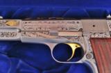 AS NEW BROWNING GOLD CLASSIC 9MM HI POWER #281 IN CASE AND SLEEVE - 4 of 10
