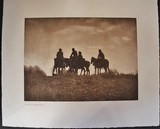 EDWARD CURTIS
"SUNSET IN NAVAJO LAND" 1904 1 OF APPROX. 272 PRINTED - 1 of 5