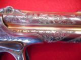 EXTRAORDINARY CASED AND ENGRAVED REMINGTON DERRINGER PISTOL - 10 of 12