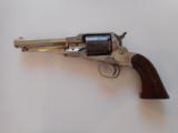 SCARCE REMINGTON NEW MODEL POLICE REVOLVER FACTORY CONVERSION - FACTORY NICKEL- 1 of 14