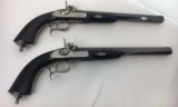 FINE SET OF FRENCH LARGE BORE CASED DUELING PISTOLS BY VERNEY A LYON - 7 of 15