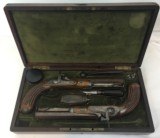 FINE CASED LARGE BORE OFFICERS OR DUELING PERCUSSION PISTOLS BY LEPAGE PARIS - 15 of 15