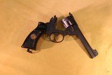 Enfield Revolver .38 cal, in pristine original condition. WW2 British, breakover revolver. MFG. 1942