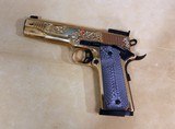 Girson, 1911 Gold Plated and engraved 45 ACP with case. - 4 of 4