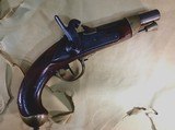 French Chatterwalt 68 cal. percussion pistol (factory converted from flintlock)