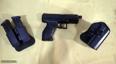 Walther PPX pistol / Locking Holster / Mag holster 2 extra mags