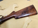 1897 Winchester 12 gauge w/ Rare damascus barrel /
plus newer solid steel barrel / deluxe burl walnut stock. - 2 of 7