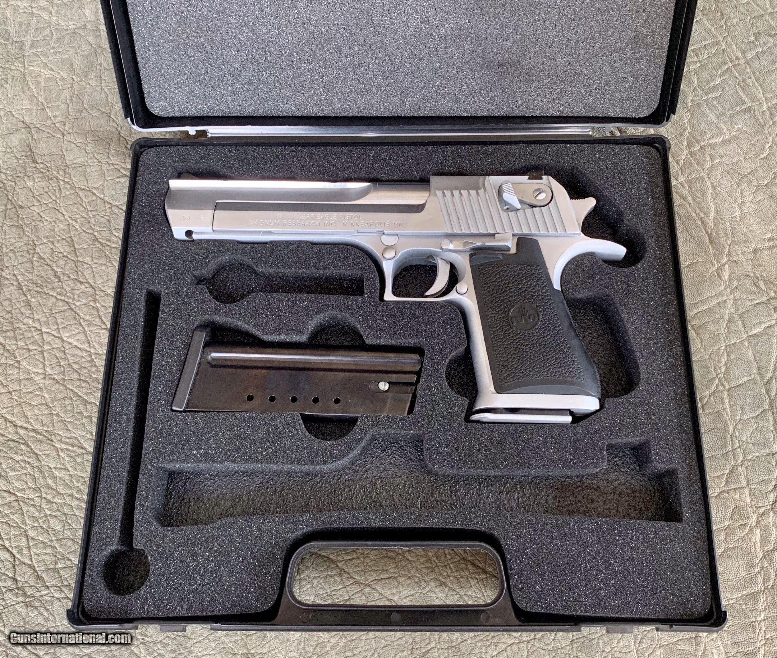 Iwi Magnum Research Desert Eagle Mark Xix 50 Ae Brushed Chrome