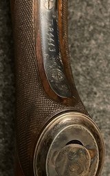 H Mahillion .475 #2 Nitro Express Ejector Double Rifle in Near Mint condition with 26