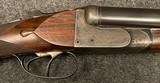 H Mahillion .475 #2 Nitro Express Ejector Double Rifle in Near Mint condition with 26