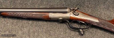 Boss & Co 12 Gauge Underlever Rebounding Hammergun with Steel Barrels.