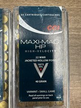 CCI Gamepoint & Maxi-Mag 22 WMR 40 Gr - 3 of 3