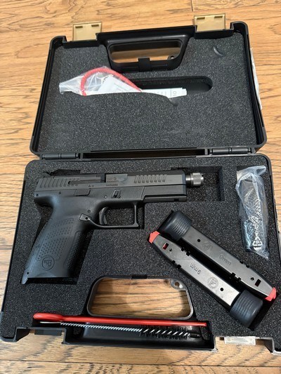 CZ p 10c suppressor and optic ready never fired