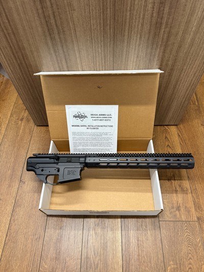 Mega Arms MATEN MML receiver set with 16" hand guard.