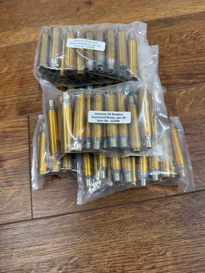 Jameson .30 Newton Brass 120 Pieces