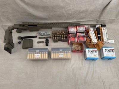 LIKE NEW Accuracy International AXMC .338 Norma Mag Elite Sand 27