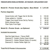 Freedom Arms Model 83 Premier Grade - 357 MAGNUM – 4 3/4” Barrel - Fluted Cylinder - 11 of 15