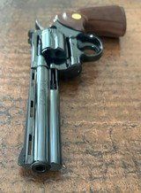 EXCELLENT 1980 COLT PYTHON 357 MAG – 6” BARREL ROYAL BLUE - 7 of 15