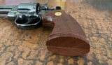 EXCELLENT 1980 COLT PYTHON 357 MAG – 6” BARREL ROYAL BLUE - 4 of 15