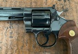 EXCELLENT 1980 COLT PYTHON 357 MAG – 6” BARREL ROYAL BLUE - 3 of 15