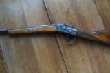 Rare Rifled 24 Gauge Husqvarna Model 12 Rolling Block Stalking Rifle - 6 of 7