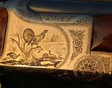 Browning B2 B25 Fabrique Nationale FN Lighweight Superposed.2 1/2" Chambers.Engraved by Lily Cortis. - 5 of 14