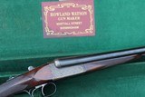 Rowland Watson Cased Lightweight 12 Ga Boxlock Ejector 2 3/4