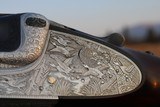 AYA 12 Gauge Model 37-A Deluxe Hand-Detachable Sidelock Over-Under Two Barrel Set Game Scene Engraved - 6 of 19