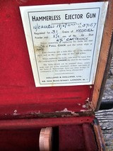 Holland & Holland Oak and Leather Gun Case - 4 of 5