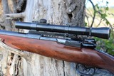 Custom Mannlicher Stocked 98 Mauser Sporter G33/40 with Lyman Alaskan 8x57 - 4 of 14