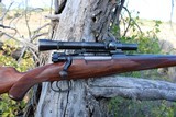 Custom Mannlicher Stocked 98 Mauser Sporter G33/40 with Lyman Alaskan 8x57 - 3 of 14