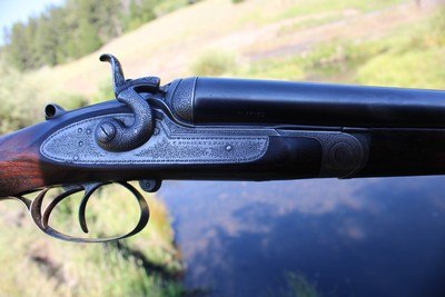 Thomas Horsley (of York) Beautiful 12 Ga Nitro Proof Pull Back Top-lever Bar-Wood Hammergun