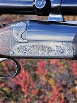 Albert Barnes (of Ulverston, England) Single Shot 7x57R Rifle with Zeiss Scope and Extra 16 Gauge Barrel - 3 of 20