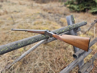 Custom Winchester Low Wall .32-20 Coil Spring Action Lyman 103 Tang Sight Excellent Condition