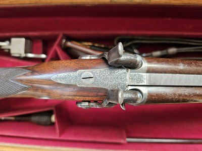 Magnificent Purdey Percussion Double Rifle Cased with Original Accessories Built for Lord Leconfield - Image 6 of 19