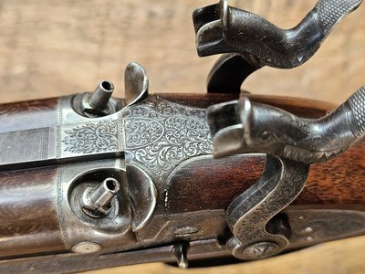 Magnificent Purdey Percussion Double Rifle Cased with Original Accessories Built for Lord Leconfield - Image 10 of 19