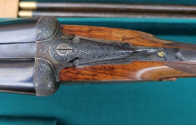 Marcel Donckier (of Liège, Belgium) Cased Best Grade 12 Bore Sidelock Ejector Fabulous Condition - Image 7 of 16