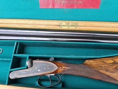 Marcel Donckier (of Liège, Belgium) Cased Best Grade 12 Bore Sidelock Ejector Fabulous Condition - Image 3 of 16